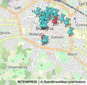 Mappa Via Solferino, 40124 Bologna BO, Italia (0.865)