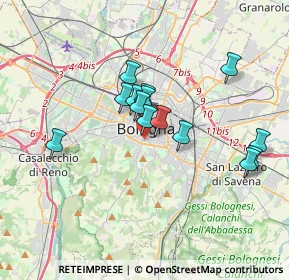 Mappa Via Solferino, 40124 Bologna BO, Italia (2.93857)