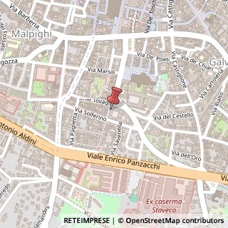 Mappa Via D? Ruini, 3, 40124 Bologna, Bologna (Emilia Romagna)