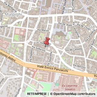 Mappa Via dè Ruini, 3, 40124 Bologna, Bologna (Emilia Romagna)