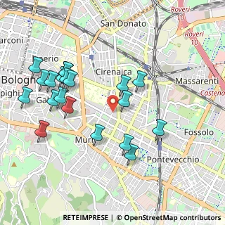 Mappa Via Filippo Argelati, 40138 Bologna BO, Italia (1.059)