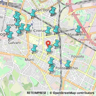 Mappa Via Luciano Montanari Toso, 40138 Bologna BO, Italia (1.2585)