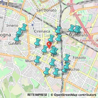 Mappa Via Luciano Montanari Toso, 40138 Bologna BO, Italia (0.9545)