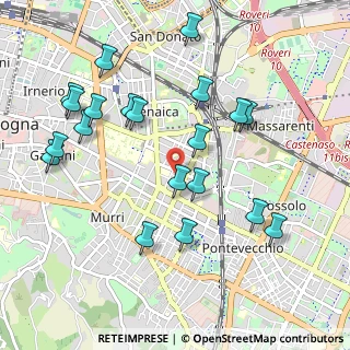 Mappa Via Luciano Montanari Toso, 40138 Bologna BO, Italia (1.091)