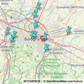 Mappa Via Luciano Montanari Toso, 40138 Bologna BO, Italia (4.27455)