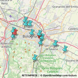 Mappa Via Luciano Montanari Toso, 40138 Bologna BO, Italia (3.85462)