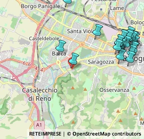 Mappa Via Porrettana, 40033 Bologna BO, Italia (2.7765)