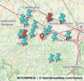 Mappa Via S. Quasimodo, 40053 Valsamoggia BO, Italia (7.42)