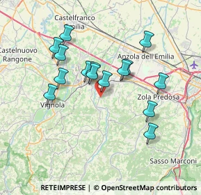 Mappa Via S. Quasimodo, 40053 Valsamoggia BO, Italia (6.52933)