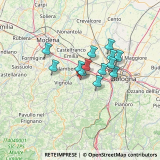 Mappa Via S. Quasimodo, 40053 Valsamoggia BO, Italia (10.44846)