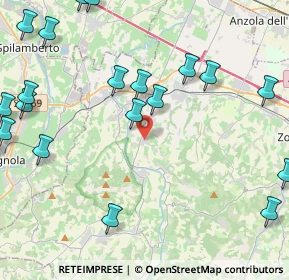 Mappa Via S. Quasimodo, 40053 Valsamoggia BO, Italia (5.9505)