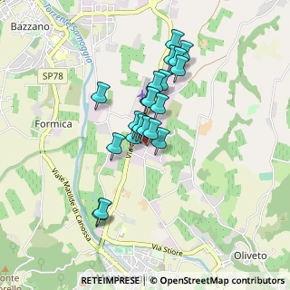 Mappa Via S. Quasimodo, 40053 Valsamoggia BO, Italia (0.6905)