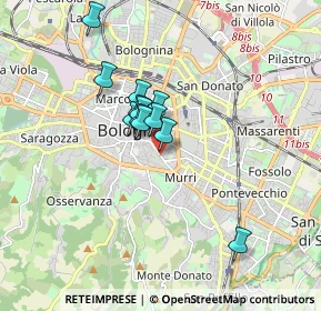 Mappa Via de' Coltelli, 40124 Bologna BO, Italia (1.27333)