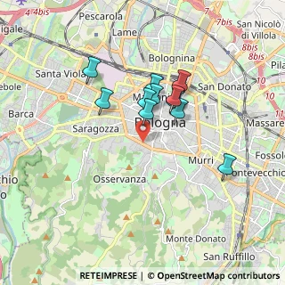 Mappa Viale Aldini, 40123 Bologna BO, Italia (1.40545)