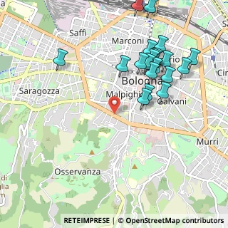 Mappa Viale Aldini, 40123 Bologna BO, Italia (1.13)