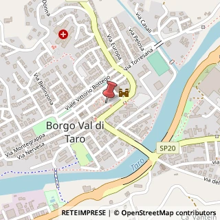 Mappa Via Nazionale, 110, 43043 Borgo Val di Taro, Parma (Emilia Romagna)