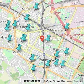 Mappa Via dell'Arcobaleno, 40138 Bologna BO, Italia (1.368)