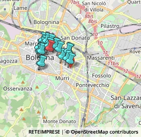 Mappa Via Mazzini, 40138 Bologna BO, Italia (1.4115)