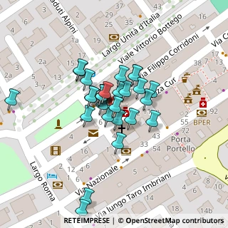 Mappa Piazza Prospero Manara, 43043 Borgo Val di Taro PR, Italia (0.01724)