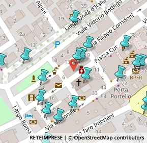 Mappa Piazza Prospero Manara, 43043 Borgo Val di Taro PR, Italia (0.085)