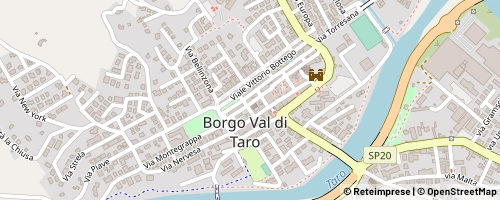 Mappa Borgo Val di Taro
