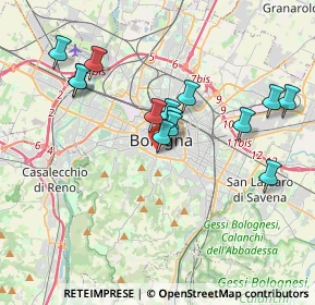 Mappa Via Paglietta, 40124 Bologna BO, Italia (3.49929)