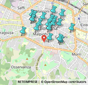 Mappa Via Paglietta, 40124 Bologna BO, Italia (0.8735)