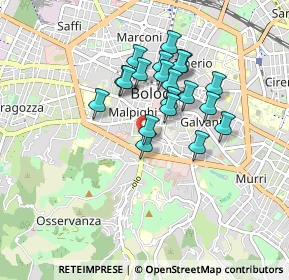 Mappa Via Paglietta, 40124 Bologna BO, Italia (0.704)