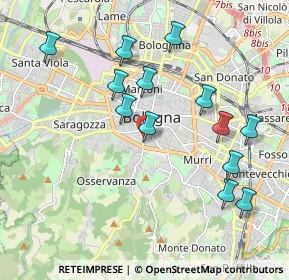 Mappa Via Paglietta, 40124 Bologna BO, Italia (2.03923)