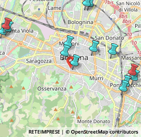 Mappa Via Paglietta, 40124 Bologna BO, Italia (2.70643)