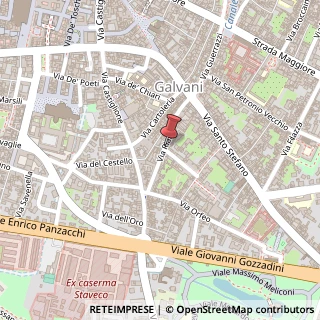 Mappa Via Rialto, 22, 40124 Bologna, Bologna (Emilia Romagna)