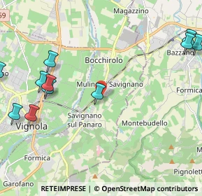 Mappa Via Mombrina, 41056 Savignano sul Panaro MO, Italia (2.89)