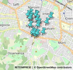 Mappa Via Pglietta, 40124 Bologna BO, Italia (0.6335)