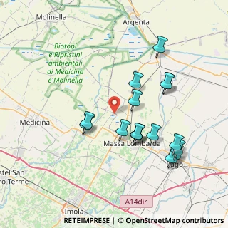Mappa Via del Signore, 48017 Conselice RA, Italia (7.5275)