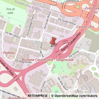 Mappa Via del Lavoro, 48, 40033 Casalecchio di Reno, Bologna (Emilia Romagna)