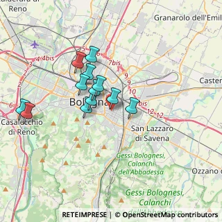 Mappa Via Mazzini, 40137 Bologna BO, Italia (3.05083)