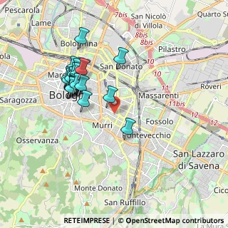 Mappa Via Mazzini, 40137 Bologna BO, Italia (1.789)