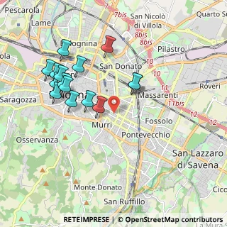 Mappa Via Mazzini, 40137 Bologna BO, Italia (1.95133)