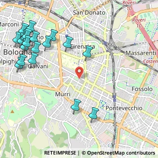 Mappa Via Mazzini, 40137 Bologna BO, Italia (1.508)