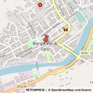 Mappa Via Nazionale,  11, 43043 Borgo Val di Taro, Parma (Emilia Romagna)