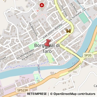 Mappa Largo Roma, 83, 43043 Borgo Val di Taro, Parma (Emilia Romagna)