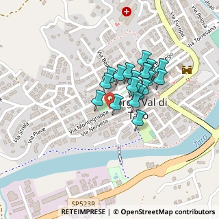 Mappa Via Montegrappa, 43043 Borgo Val di Taro PR, Italia (0.155)