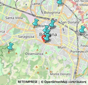 Mappa Mura di Porta D'Azeglio, 40136 Bologna BO, Italia (1.44091)