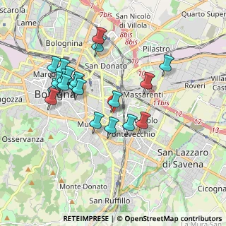 Mappa Via Maria Gaetana Agnesi, 40138 Bologna BO, Italia (1.847)