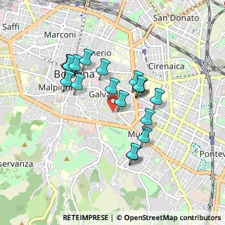Mappa Via De' Buttieri, 40124 Bologna BO, Italia (0.8065)