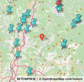 Mappa Via Amarena, 16010 Sant'Olcese GE, Italia (5.6825)