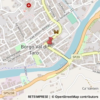Mappa Via Sassari, 27, 43043 Borgo Val di Taro, Parma (Emilia Romagna)