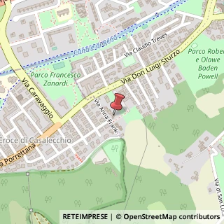 Mappa Via Anna Frank, 5, 40135 Casalecchio di Reno, Bologna (Emilia Romagna)