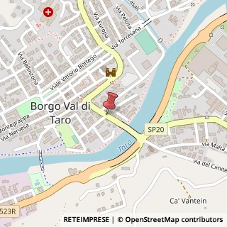 Mappa Via Tullio Maestri,  2, 43043 Borgo Val di Taro, Parma (Emilia Romagna)