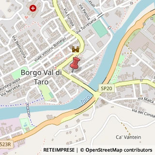 Mappa Via Guglielmo Cacchioli,  2, 43043 Borgo Val di Taro, Parma (Emilia Romagna)
